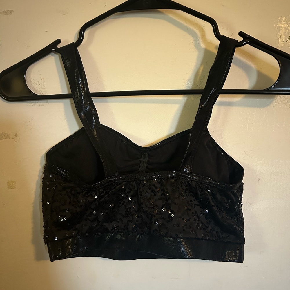 Balera women’s black sequin dance top - Picture 2 of 3